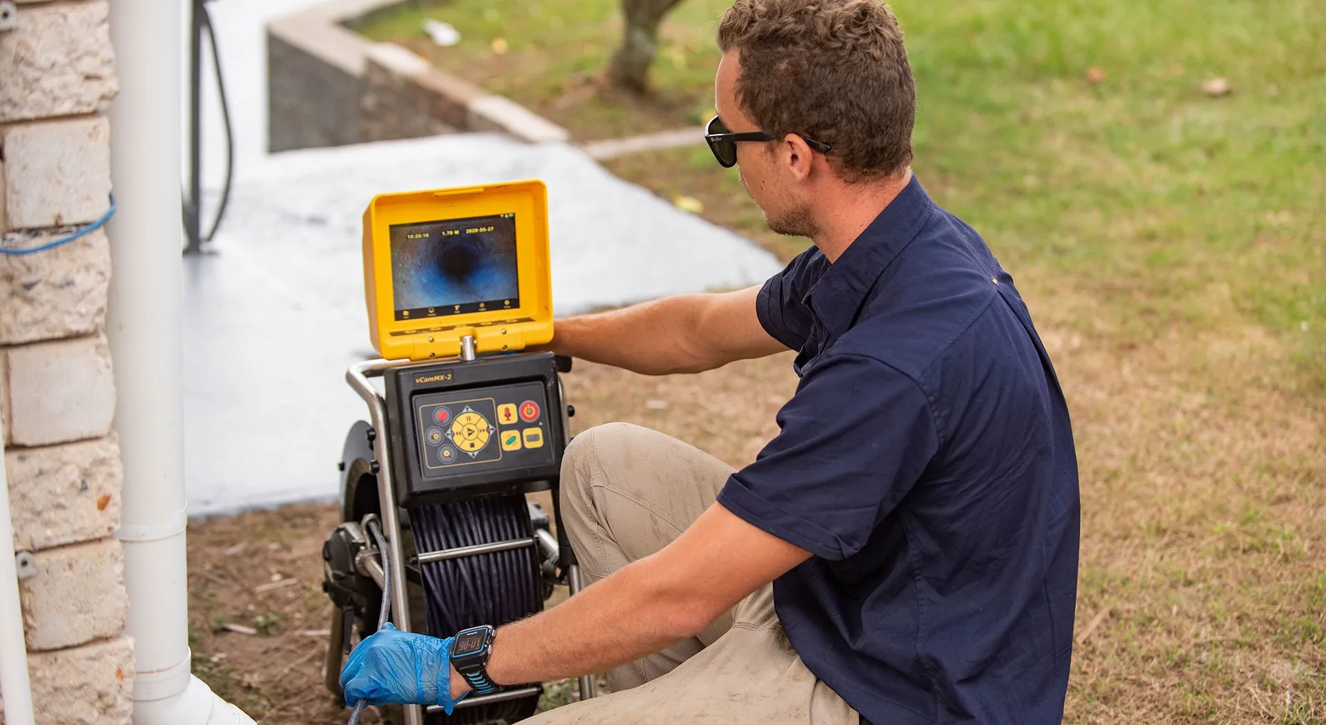 Why clearing a blocked drain with a jetter and camera is the best way to go